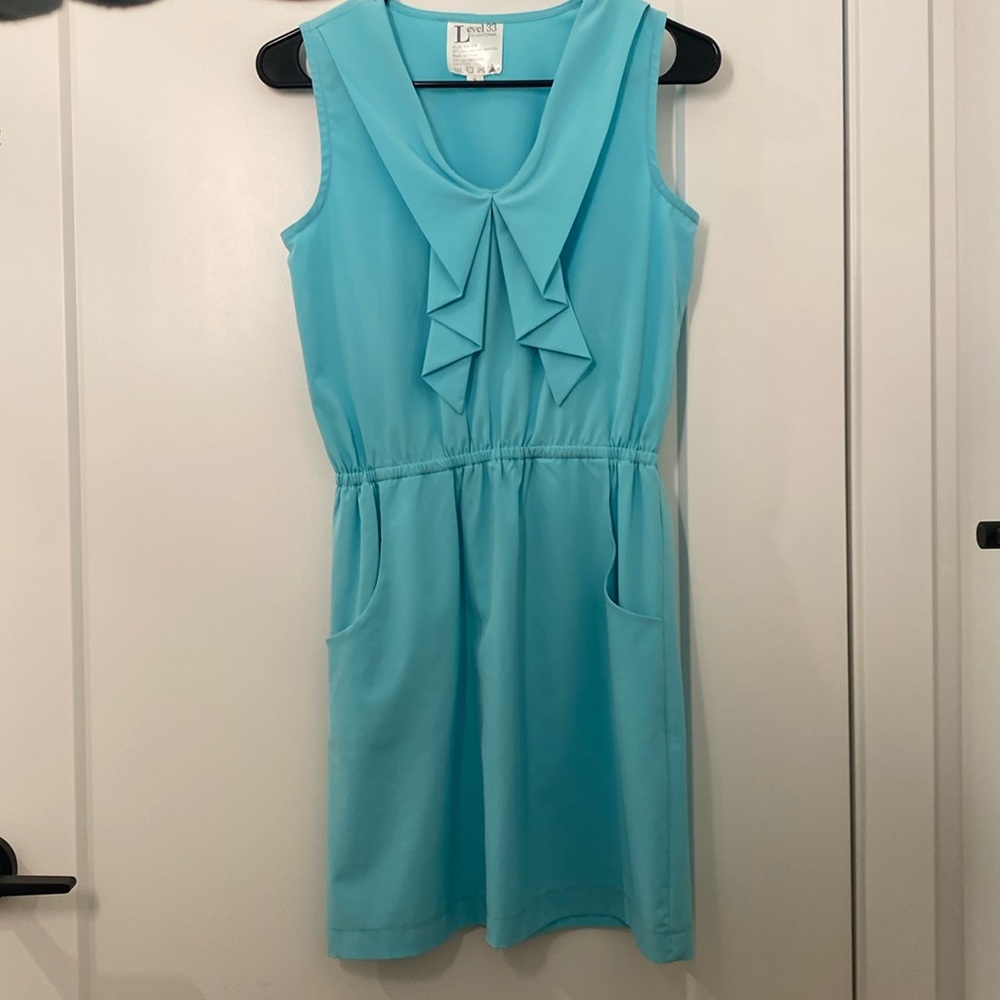 Blue dress